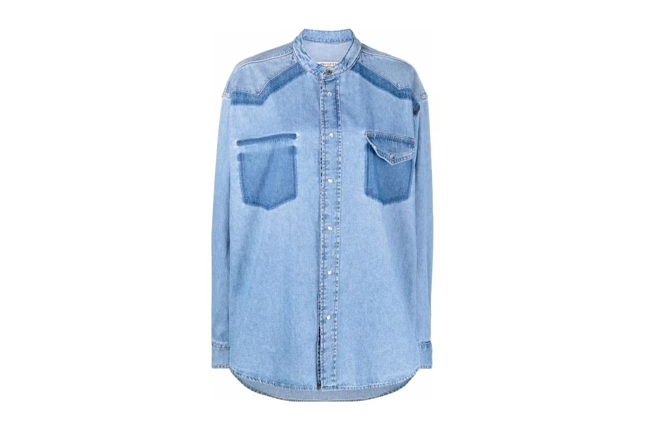 Maison Margiela 假口袋牛仔衬衫
